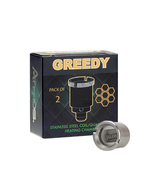 Greedy Chamber Stainless Steel Coil 2 Pack