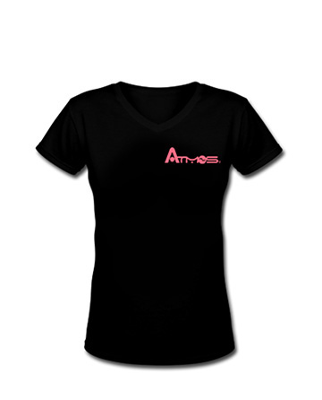 Women's V Neck Shirt - Black