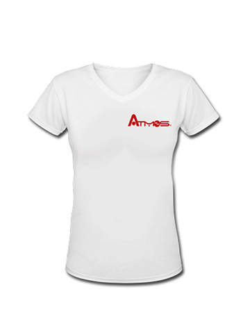 Women's V Neck Shirt - White