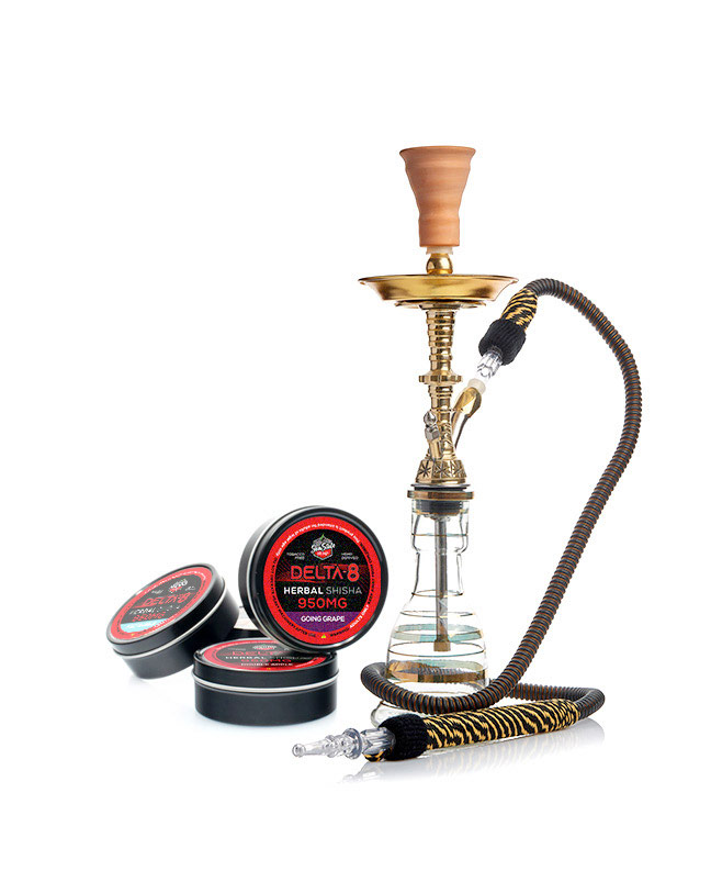 Delta 8 Shisha Mighty Mint with Device