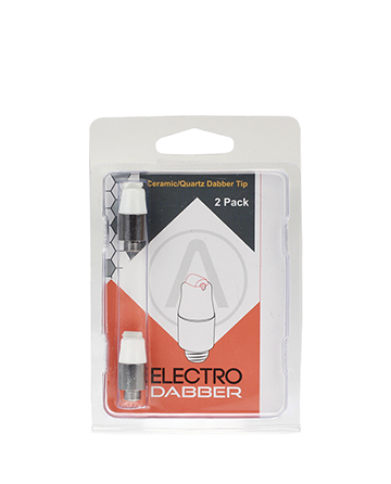 Electro Dabber Waxy Ceramic/Quartz Heating Tip 2 Pack