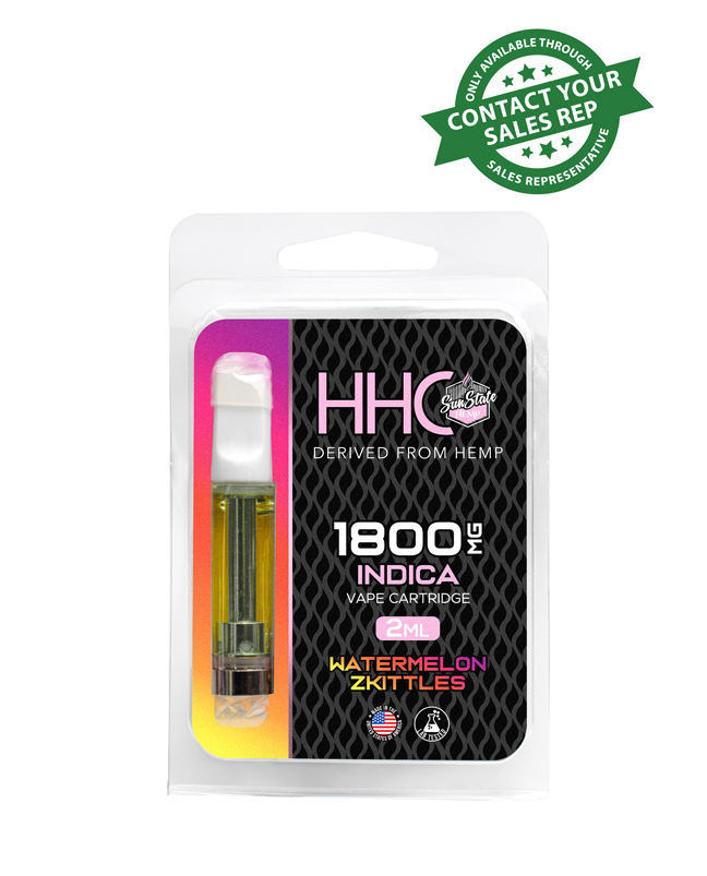HHC Cartridge Indica Watermelon Zkittles 2ml 2000mg