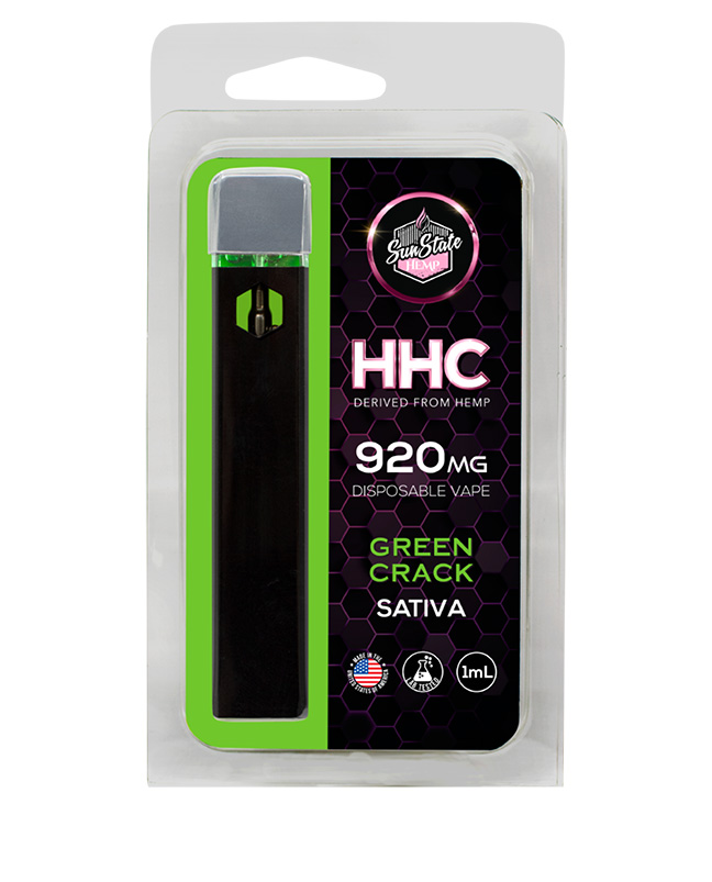 HHC Vape Cartridge - Green Crack - Sativa 1g - Canna River